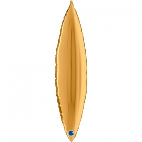 Μπαλόνι Foil χρυσό διακοσμητικό φύλλο 91cm - ΚΩΔ:G75932G-BB
