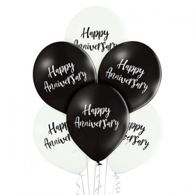 Μπαλόνια Latex επετείου Happy Anniversary 30cm - ΚΩΔ:5000585-BB