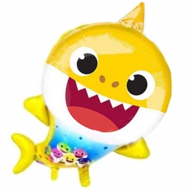 Μπαλόνι Foil Baby Shark κίτρινο 65x50cm - ΚΩΔ:207AD034-BB