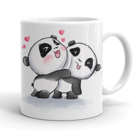 Μαγική Κούπα Θα μ ‘αγαπάς για panda? 350ml - ΚΩΔ:D23K-12-BB