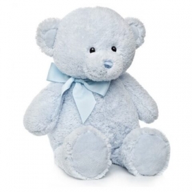 Λούτρινο γαλάζιο αρκουδάκι 37cm - ΚΩΔ:844-2C-BB