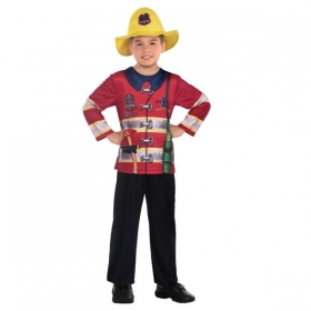 Παιδική στολή Σαμ ο πυροσβέστης 6-8 ετών - ΚΩΔ:9910152-BB