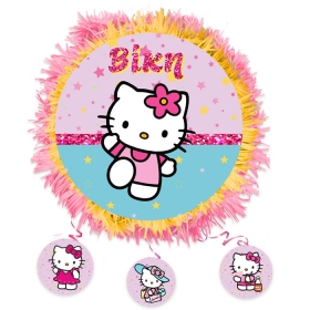 Πινιάτα Hello Kitty με όνομα 40X40cm - ΚΩΔ:553153-192-BB