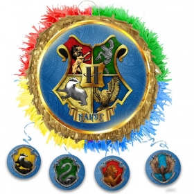 Πινιάτα οίκοι Hogwarts με όνομα 40X40cm - ΚΩΔ:553153-196-BB