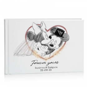 Βιβλίο ευχών γάμου - Mickey & Minnie 27X21cm - ΚΩΔ:D15010-101-BB
