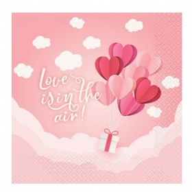 Χαρτοπετσέτες Love is in the air 33X33cm - ΚΩΔ:PG-SLR2-BB