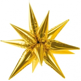 Μπαλόνι foil 3D 90cm χρυσό μαγικό αστέρι - ΚΩΔ:FB67M-019-BB