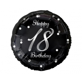 Μπαλόνι foil 45cm γενεθλίων 18th Birthday - ΚΩΔ:FG-O18S-BB