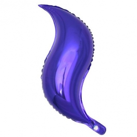 Μπαλόνι foil 60cm μπλε-μοβ swirling S για ουρά γοργόνας - ΚΩΔ:207FG044P-BB