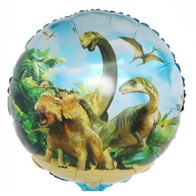 Μπαλόνι foil 45cm οικογένεια δεινοσαύρων - ΚΩΔ:207AG019-BB