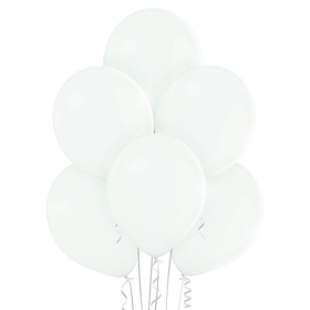 Μπαλόνι latex 13cm pastel άσπρο - ΚΩΔ:GP01-002-BB