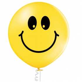 Μπαλόνι latex 60cm χαμογελαστή φατσούλα - ΚΩΔ:5000344-BB