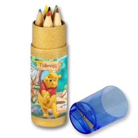 Ξυλομπογιές Winnie the Pooh με όνομα 10.5X2.5cm - ΚΩΔ:20992121-19-BB