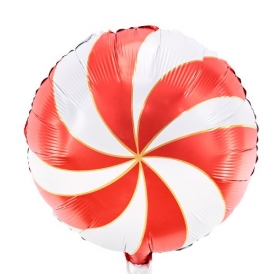 Μπαλόνι Foil 18 (45cm) Κόκκινο Γλειφιτζούρι Candy - ΚΩΔ:FB107-007-BB