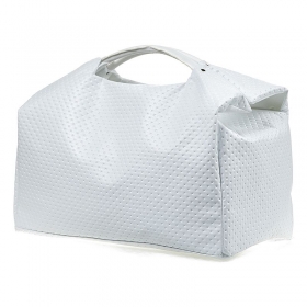 Δερμάτινη τσάντα βάπτισης λευκή 43X24X34cm - ΚΩΔ:NU000841-NU
