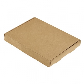 Χάρτινο κουτί κραφτ 18X13X2cm - ΚΩΔ:RT100-NU
