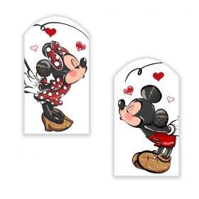 Ξυλινο Διακοσμητικο Mickey & Minnie Ζευγαρι 10Εκατ. - ΚΩΔ:D16001-118-Bb
