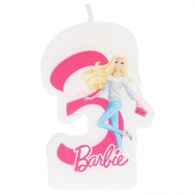 Κεράκι Barbie αριθμός 3 6cm - ΚΩΔ:84202-BB