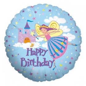 Μπαλονι Foil Γενεθλιων «Happy Birthday» Νεραιδα 45Cm – ΚΩΔ.:86165-Bb
