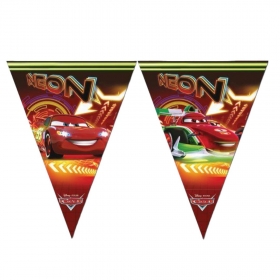 Τριγωνικά σημαιάκια Cars Neon 2.3m - ΚΩΔ:82633-BB