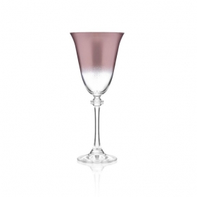 Ποτήρι κρασιού με rose-gold φινίρισμα - ΚΩΔ:PR503WINE-G