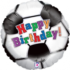 Μπαλονι Foil Γενεθλιων «Happy Birthday» Μπαλα Ποδοσφαιρου 45Cm – ΚΩΔ.:86280-Bb