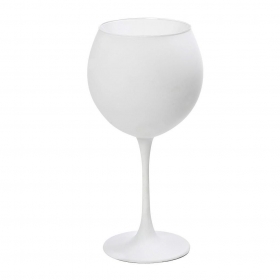 Ποτήρι κρασιού λευκό ματ 655ml 21.5X8.5cm - ΚΩΔ:RAB334-G