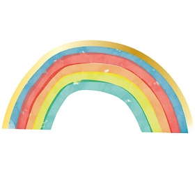 Χαρτοπετσέτες rainbow party 33X16.5cm - ΚΩΔ:90803-BB