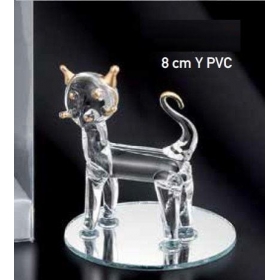 Κρυστάλλινη γατούλα με PVC κουτί 8cm - ΚΩΔ:202-3253-MPU
