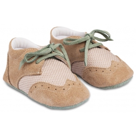 Παπουτσάκια Babywalker για Αγόρι - Δίχρωμο Δετό Σνίκερ - Ζευγάρι - ΚΩΔ:MI1114-BW