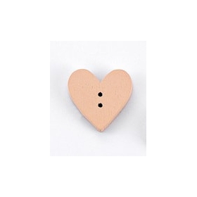 Ξύλινη καρδιά κουμπί 2.5cm - ΚΩΔ:120-8069-MPU