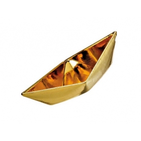 Μεταλλική κρεμαστή βαρκούλα χρυσή 5.8X3.3X1.7cm - ΚΩΔ:203-81722-MPU