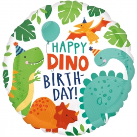 Μπαλονι Foil Γενεθλιων Happy dino Birthday δεινόσαυρο 45Cm – ΚΩΔ.:540667-Bb