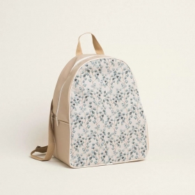 Τσάντα backpack με σχέδιο μίνι ευκάλυπτος 43X35X23cm - ΚΩΔ:843196-NT