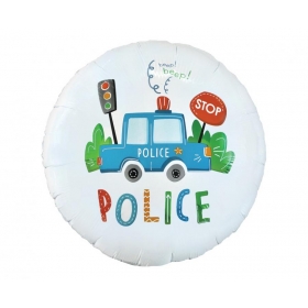Μπαλόνι foil 45cm αστυνομία παιδικό - ΚΩΔ:FG-OPOL-BB