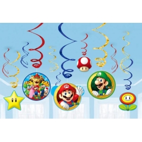 Swirl διακοσμητικό οροφής Super Mario 61cm - ΚΩΔ:671554-BB