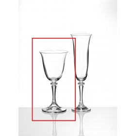 Γυάλινο ποτήρι βοημίας κρασιού kleopatra 205ml 18cm - ΚΩΔ:145-136-MPU