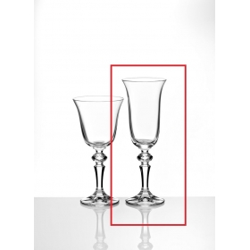 Γυάλινο ποτήρι βοημίας σαμπάνιας laura 150ml 21cm - ΚΩΔ:145-164-MPU