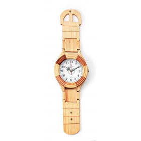 Ξύλινο διακοσμητικό ρολόι 17X63cm - ΚΩΔ:408-9607-MPU