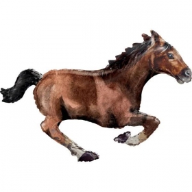 Μπαλόνι foil 101X63cm καφέ άλογο - ΚΩΔ:39543-BB