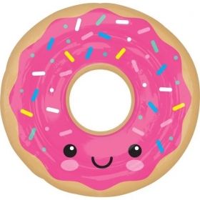 Μπαλόνι foil 68X68cm ροζ χαμογελαστό donut - ΚΩΔ:37856-BB