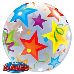 Μπαλονι Foil 22"(56Cm) Αστερια Bubble Μονο – ΚΩΔ.:23594-Bb