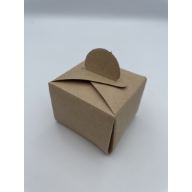 Χάρτινο κουτάκι κραφτ 5X4.5X6cm - ΚΩΔ:207-2372-MPU