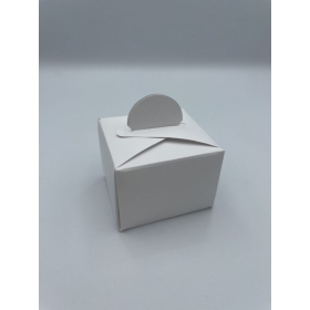 Χάρτινο κουτάκι λευκό 5X4.5X6cm - ΚΩΔ:207-2376-MPU