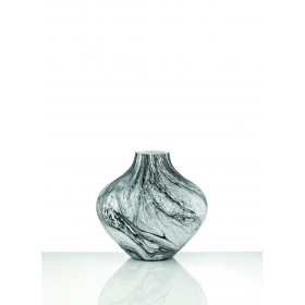 Γυάλινο βάζο marble 22X20cm - ΚΩΔ:402-7033-MPU