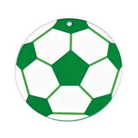 Plexiglass πράσινη μπάλα ποδοσφαίρου 5cm - ΚΩΔ:M11513-AD