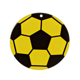 Plexiglass κίτρινη μπάλα ποδοσφαίρου 5cm - ΚΩΔ:M11515-AD