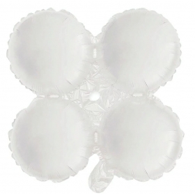 Αδιάβροχο longlife μπαλόνι άσπρο για γιρλάντα 45cm - ΚΩΔ:207FF05-BB