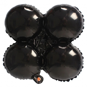 Αδιάβροχο longlife μπαλόνι μαύρο για γιρλάντα 45cm - ΚΩΔ:207FF06-BB