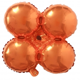Πορτοκαλι Μπαλονι Foil Για Γιρλαντα 16" (40Cm) – ΚΩΔ.:206110-Bb